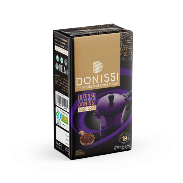 Donissi Espresso Coffee Powder - Rich body, Bitterness 50/50 | 250 gr (3x)