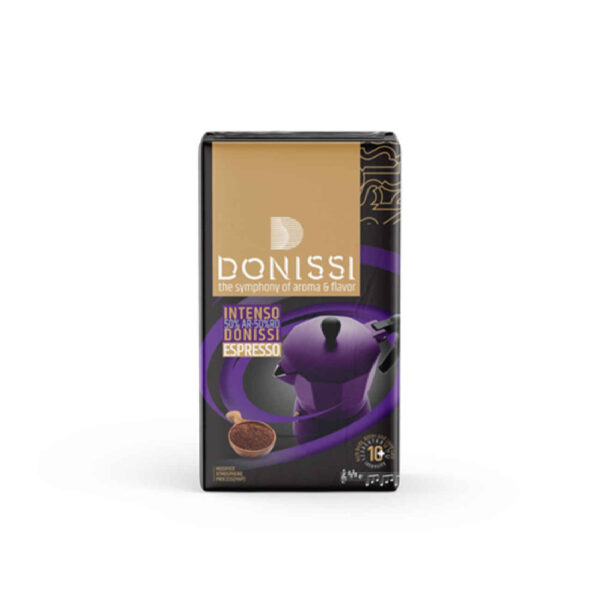 Donissi Espresso Coffee Powder - Perfect for Coffee Lovers 50/50 | 3 Pack of 250 gr