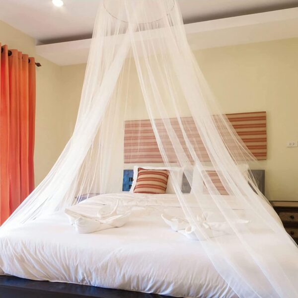 Double Bed Canopy for Modern Bedrooms & Mosquito-Free Nights
