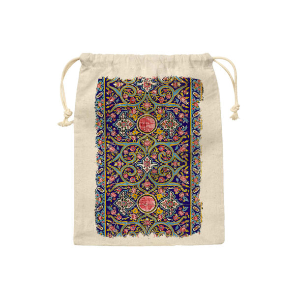 Drawstring Cotton Storage Bag - Reusable and Durable with Natural Fabric