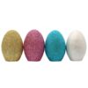 Elegant Wooden Haftseen Eggs for Nowruz Persian - Wreath Model (Pack of 4)