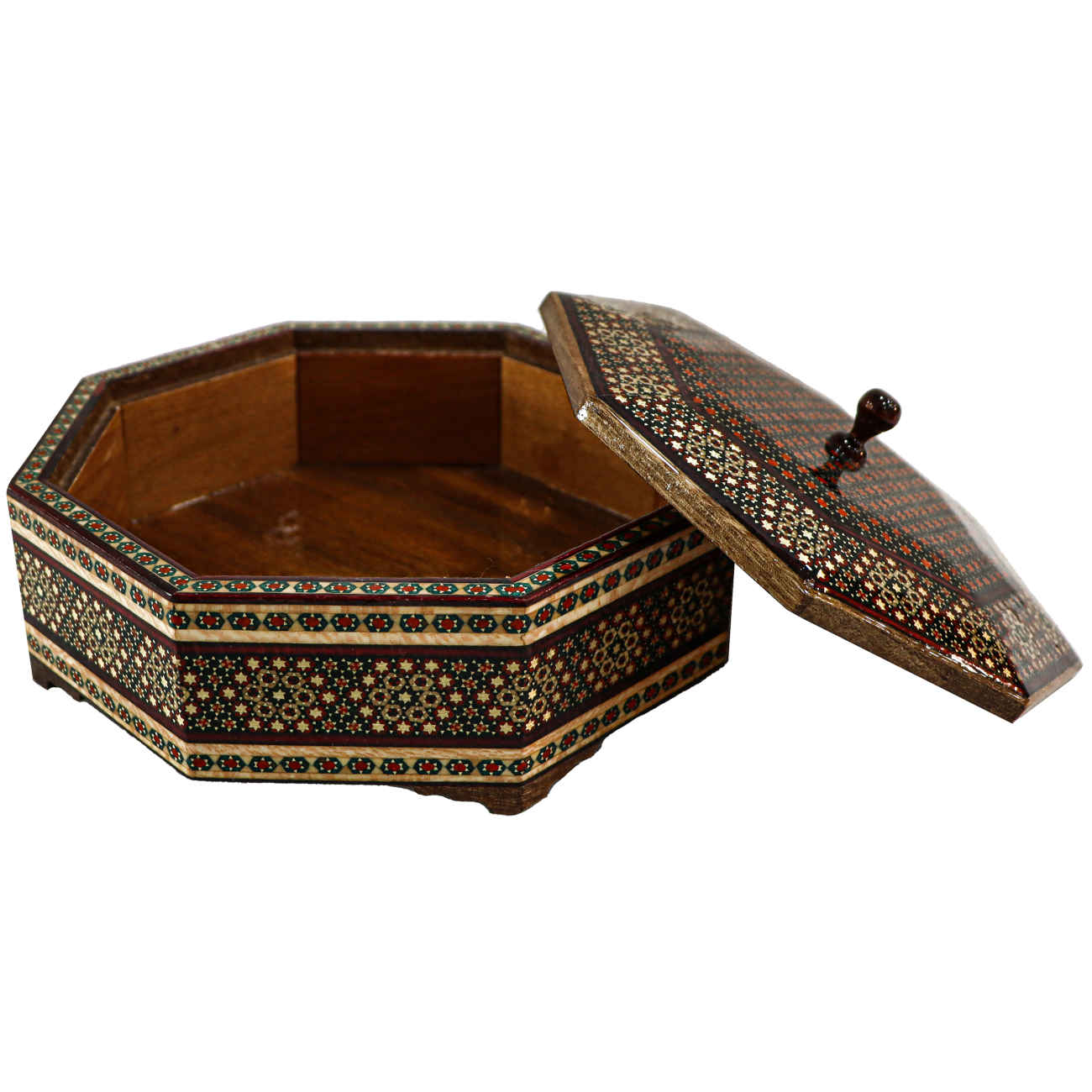 Elegant Wooden Khatam Kari Candy Bowl – Perfect for Gifting & Entertaining