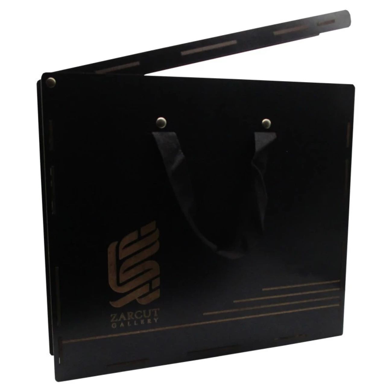 Gold-Embossed Decorative Islamic Tile with Kaaba Design- Islamic Wall Decor Frame