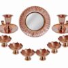 Haft Seen Copper Set for Timeless Celebrations Nowruz Persian New Year Elegant Design 9 Pcs