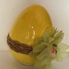 Haftseen Egg for Iranian Nowruz Celebration - Floral Model in Yellow