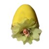 Haftseen Egg for Iranian Nowruz Celebration - Floral Model in Yellow