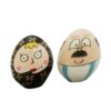 Haftseen Painted Egg for Iranian Nowruz Celebration - Gol Pari (Pack of 2)