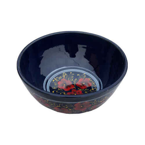 Handcrafted Artistic Pottery Bowl – Versatile for Yogurt, Desserts, Salad, Noodles | Floral