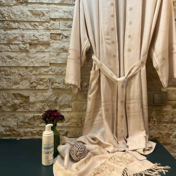 Handcrafted Persian Bathrobe Pure 100% Cotton - Perfect Gift for Anyone Who Loves Tradition
