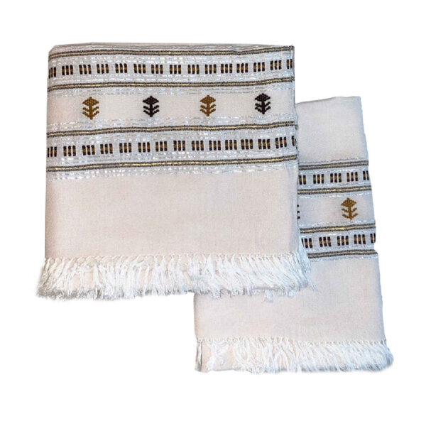 Handcrafted Persian Bathrobe Pure 100% Cotton - Perfect for Traditional Style (x2)