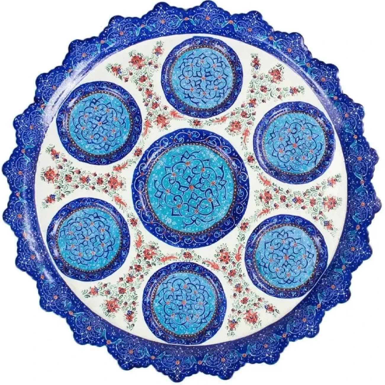 Handcrafted Persian Tea Set – Minakari Enameled Suitable for Gift & Home Decor