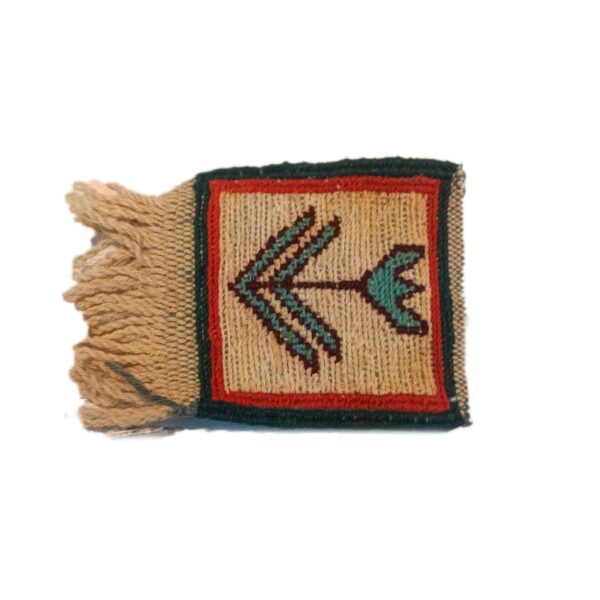 Handwoven Persian Kilim Coaster – Decorative in Flower Design