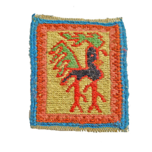 Handwoven Persian Kilim Coaster – Ideal for Home Decoration