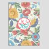 Happy Nowruz Greeting Card for Persian New Year Eid 10 Pcs Colorful Flowers Code 06
