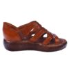 Hiking Sandal - Mashhad Natural Leather Suitable for Walking in Brown
