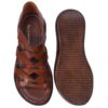 Hiking Sandal - Mashhad Natural Leather Suitable for Walking in Brown