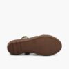 Hiking Sandal - Natural Leather Stylish for All Day Outdoor Adventure in Green