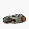 Hiking Sandal - Natural Leather Stylish for All Day Outdoor Adventure in Green