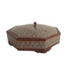 Wooden Khatam Kari Candy Bowl - Blend of Style and Utility with Floral Design