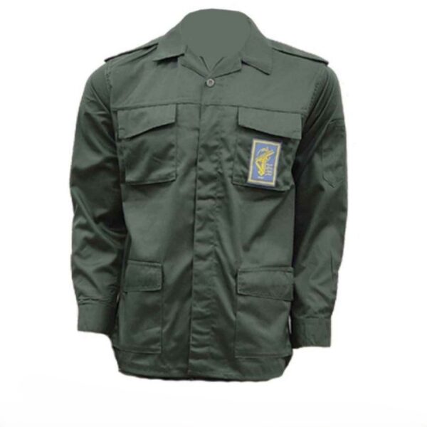 Iranian Military Uniform of the IRGC - Cultural and Historical with Four-Pocket in Green
