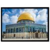 Islamic Canvas Art - Illuminated Frame of Al-Aqsa Mosque Full LED