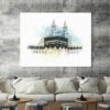Islamic Mounting Board Art of Kaaba - Perfect for Gift & Decor