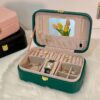 Jewelry Box Storage wih Mirror and Lock for Organized Accessories