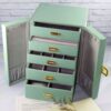 Jewelry Box with Multi-Tier Storage with Lock for Organized Accessories