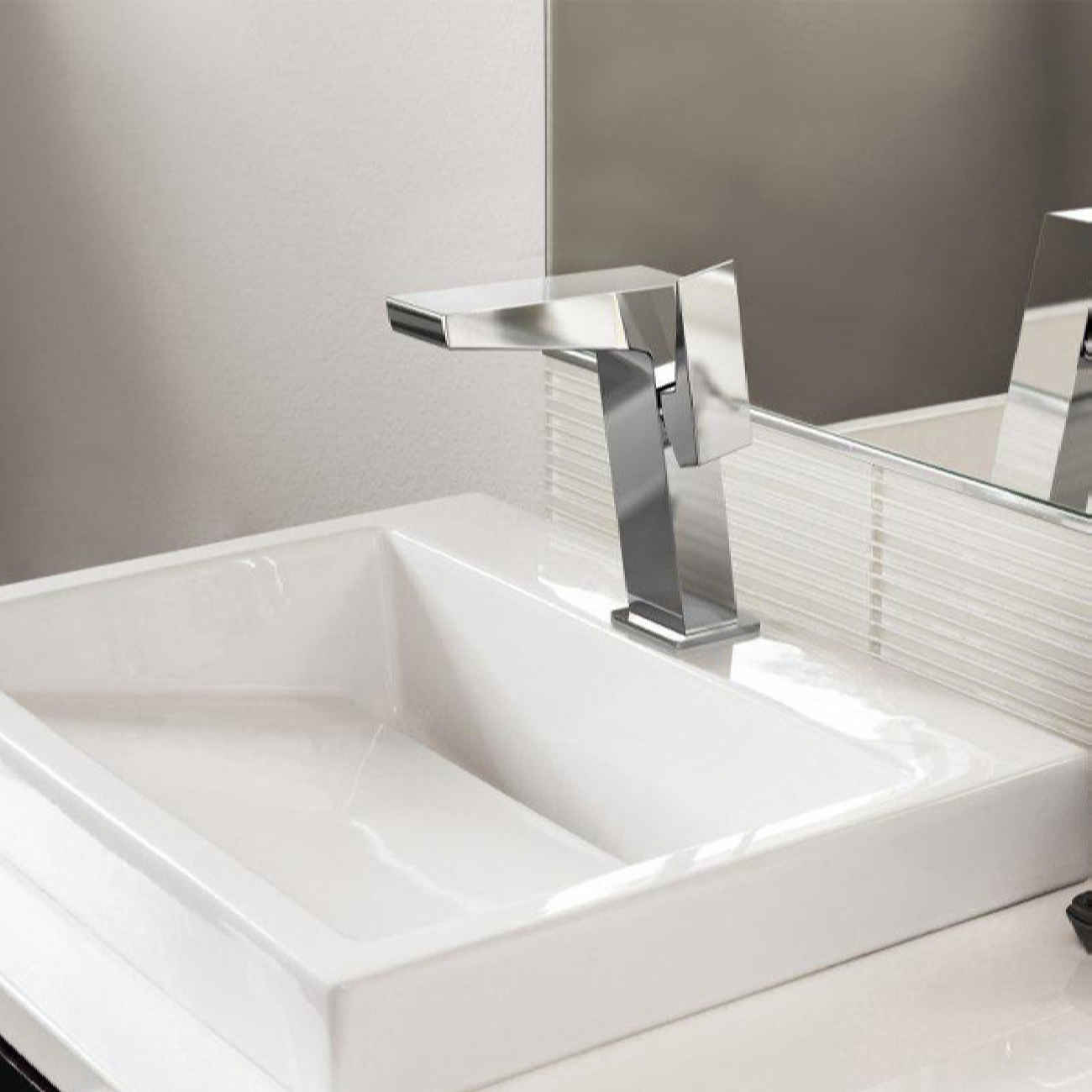 KWC Bathroom Faucet Set – Classic and Modern Chrome | Quattro Model