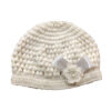 Knitted Baby Hat - Soft, Stylish & Perfect for Outgoing in Cream