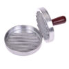 Manual Shami Kebab and Burger Press - in Aluminum & Wood-Handle