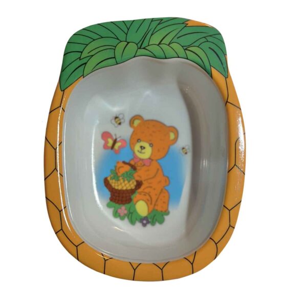 Melamine Baby Bowl – for your Kids with Pineapple Design, Set of 2