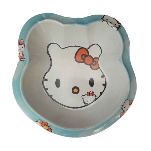 Melamine Bowl – for your Baby with Hello Kitty Design | Blue, Set of 2