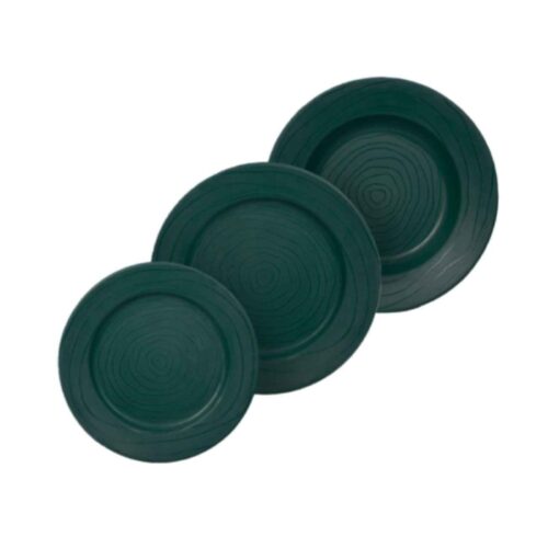 Melamine Plate Set Microwave – Durable, Lightweight and Dishwasher Safe (Pack of 18)