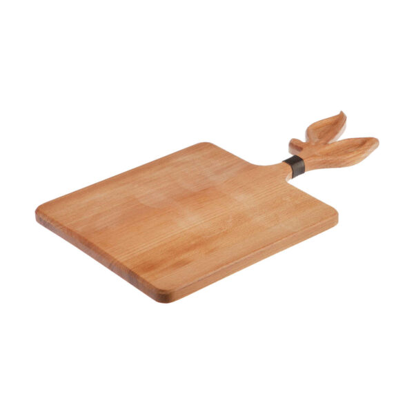Natural Wooden Serving & Cutting Board - Multi-Use for Chopping, Slicing, and Elegant Food