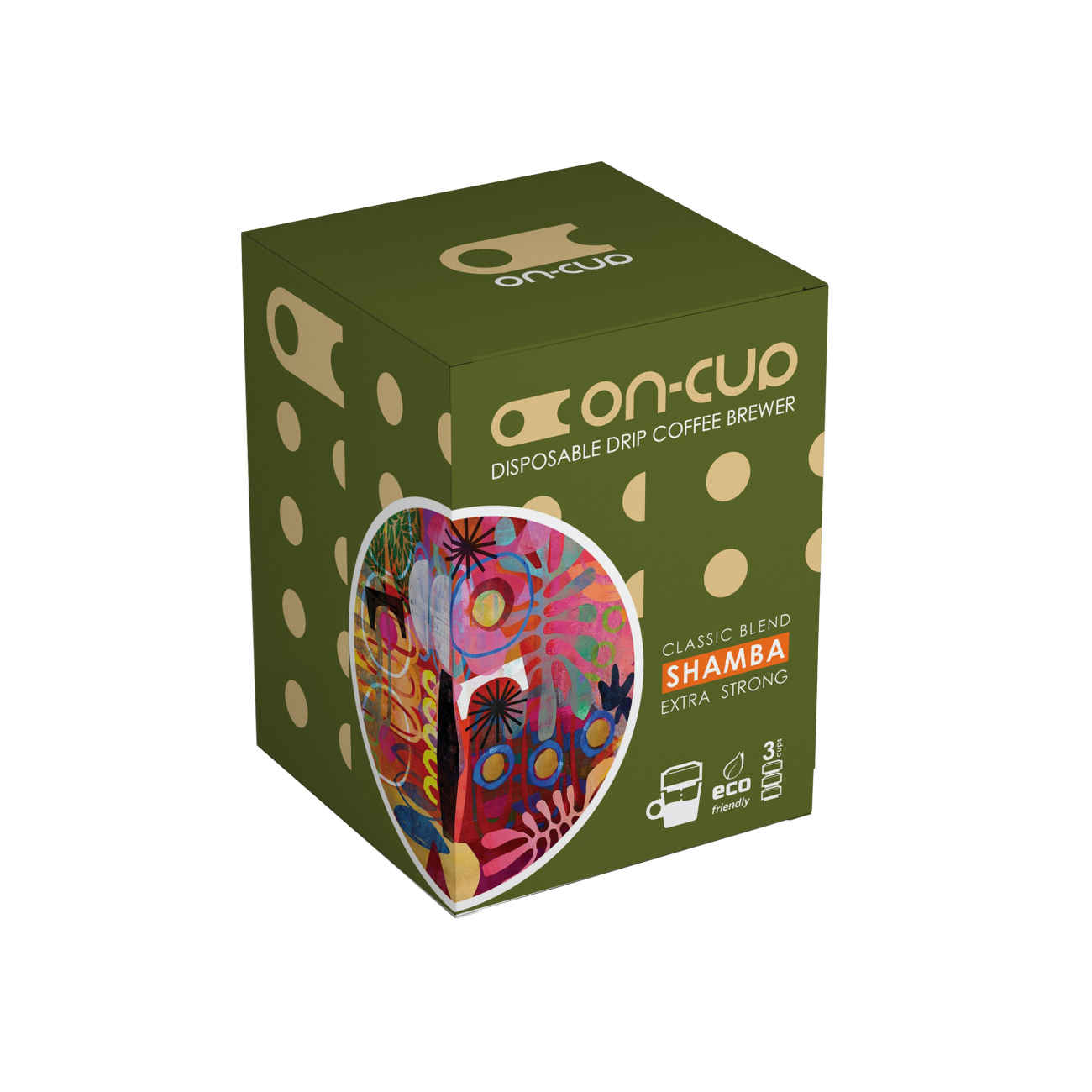 OnCup Drip Coffee - Brew Perfection Anywhere | Shamba 136g, Pack of 3