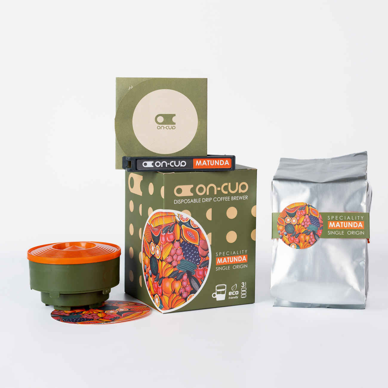 OnCup Drip Coffee – Matunda 136g, Pack of 3