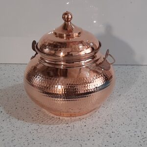 Persian Copper Abgoosht Pot with Lid Ideal for Making Traditional Dishes Model FG45