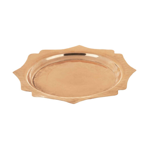 Persian Copper Dinnerware Plate – Perfect for Elegant Dining