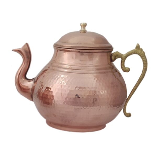 Persian Copper Tea Kettle Durable Stovetop Traditional Hammered Artaxerxes