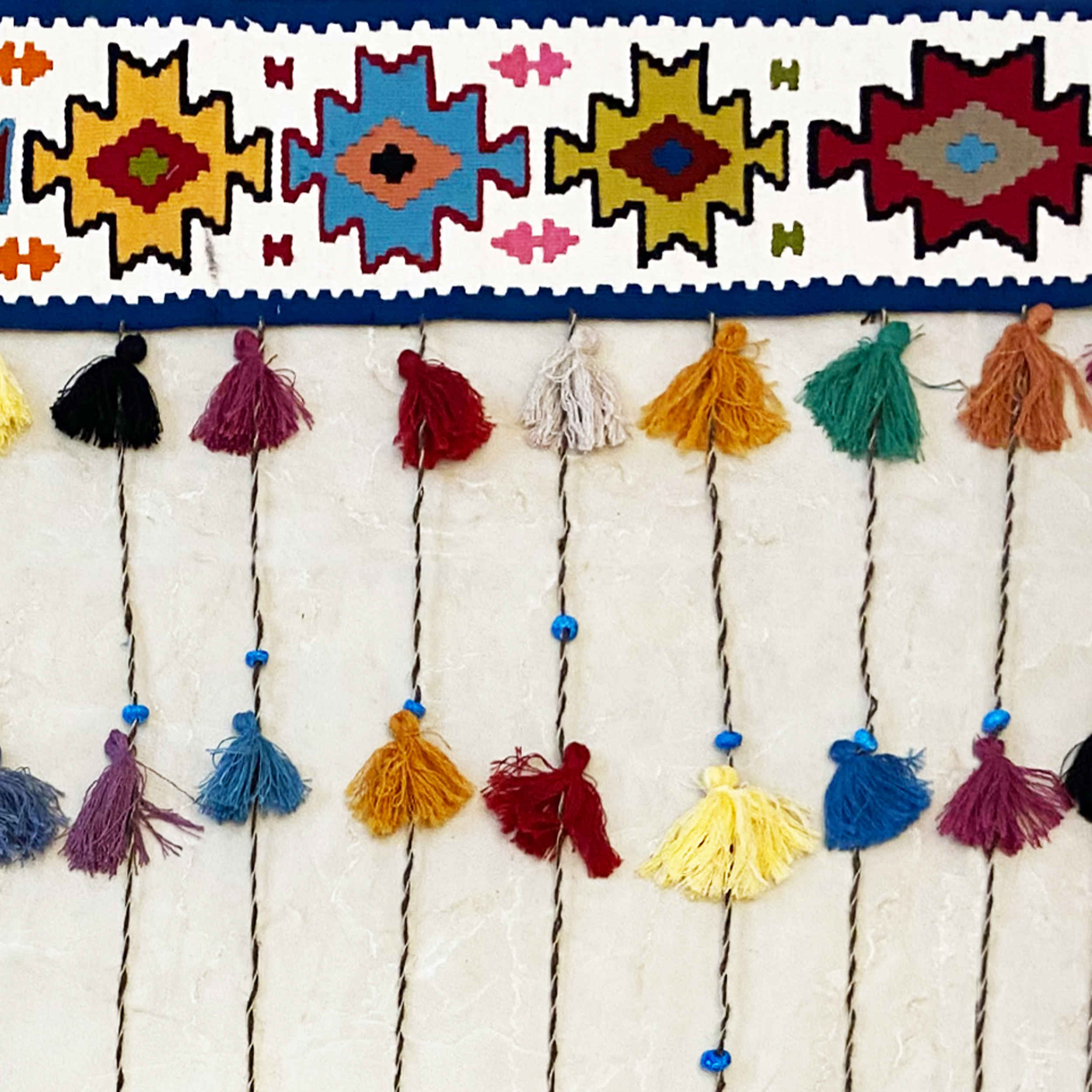 Persian DIY Tassel Wall Hanging Traditional Kilim Design Model Arsaces