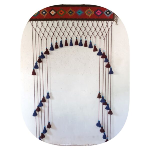 Persian DIY Tassel Wall Hanging Traditional Kilim Design Model Bagoas