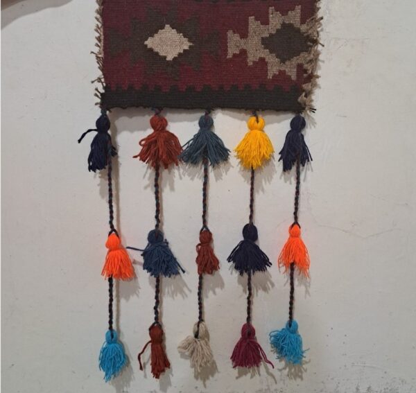 Persian DIY Tassel Wall Hanging Traditional Kilim Design Model Deioces