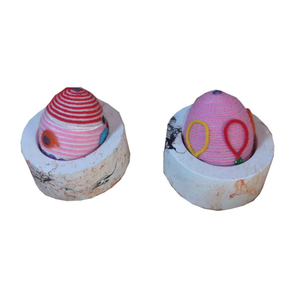 Persian Haftseen Eggs for Nowruz - Spiral Model (Pack of 4)