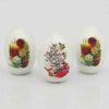 Persian Haftseen Painted Egg for Iranian Nowruz Celebration - Floral Design (Pack of 3)