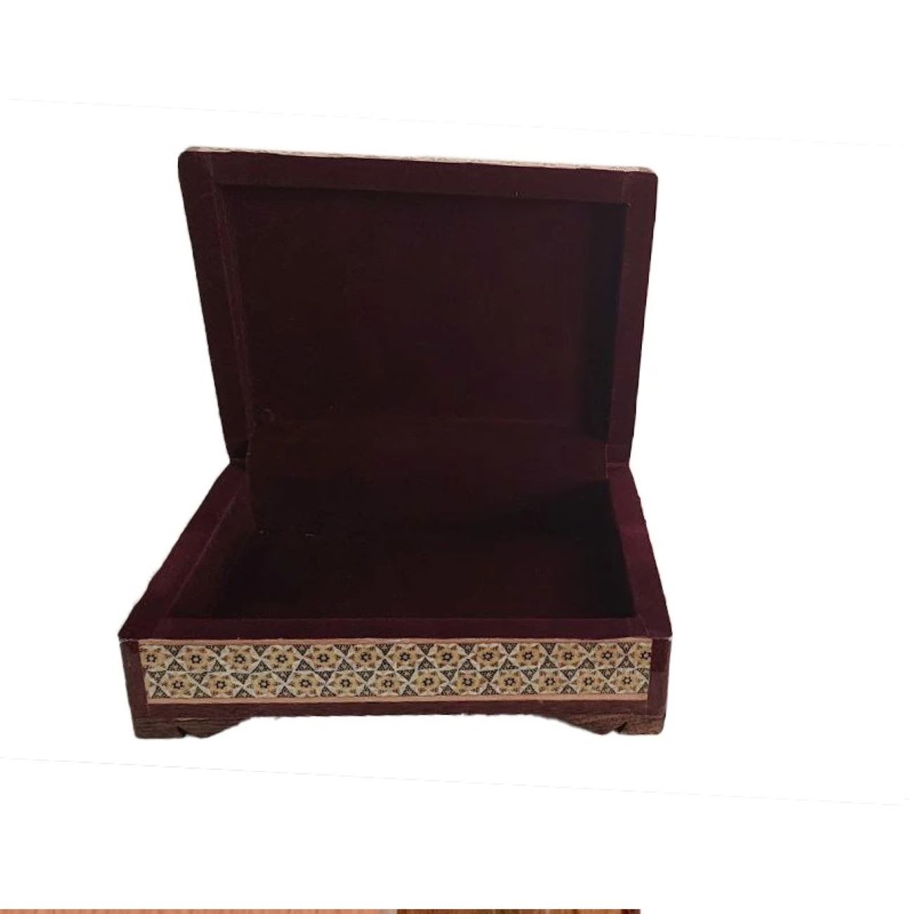 With Storage Box – Persian Khatamkari Pen Holder for Efficient Desks