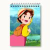 Notebook Nostalgia Cartoon Model Heidi 50 pages Spiral Style