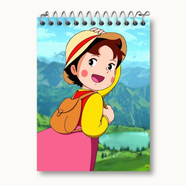 Notebook Nostalgia Cartoon Model Heidi 50 pages Spiral Style