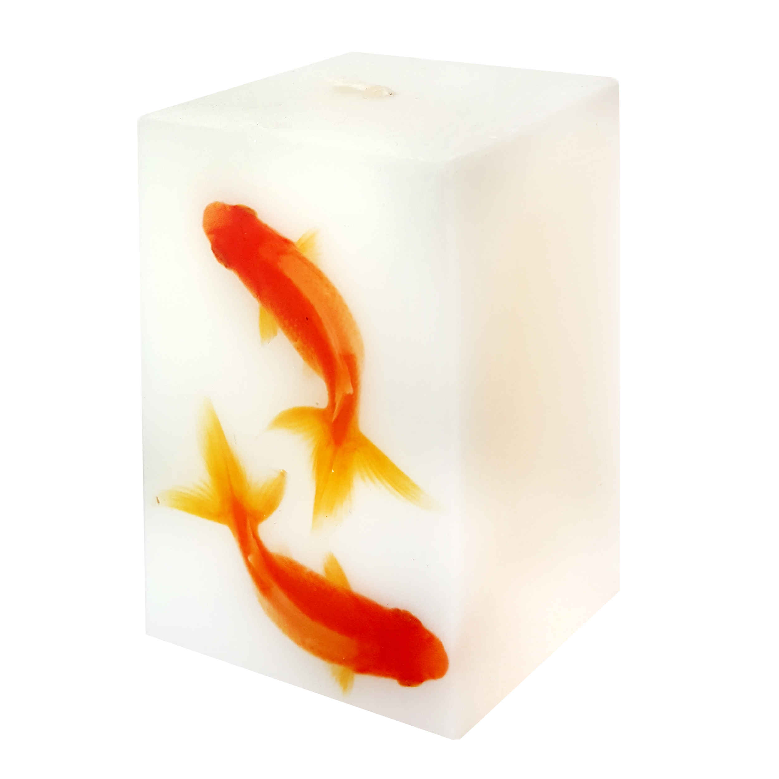 Persian Nowruz Candle Perfect for Your Haft-Seen with Fish Design (x2)