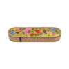 Persian Wooden Pencil Box Handcrafted Khatamkari - Perfect for Gift with Bird & Flower Design